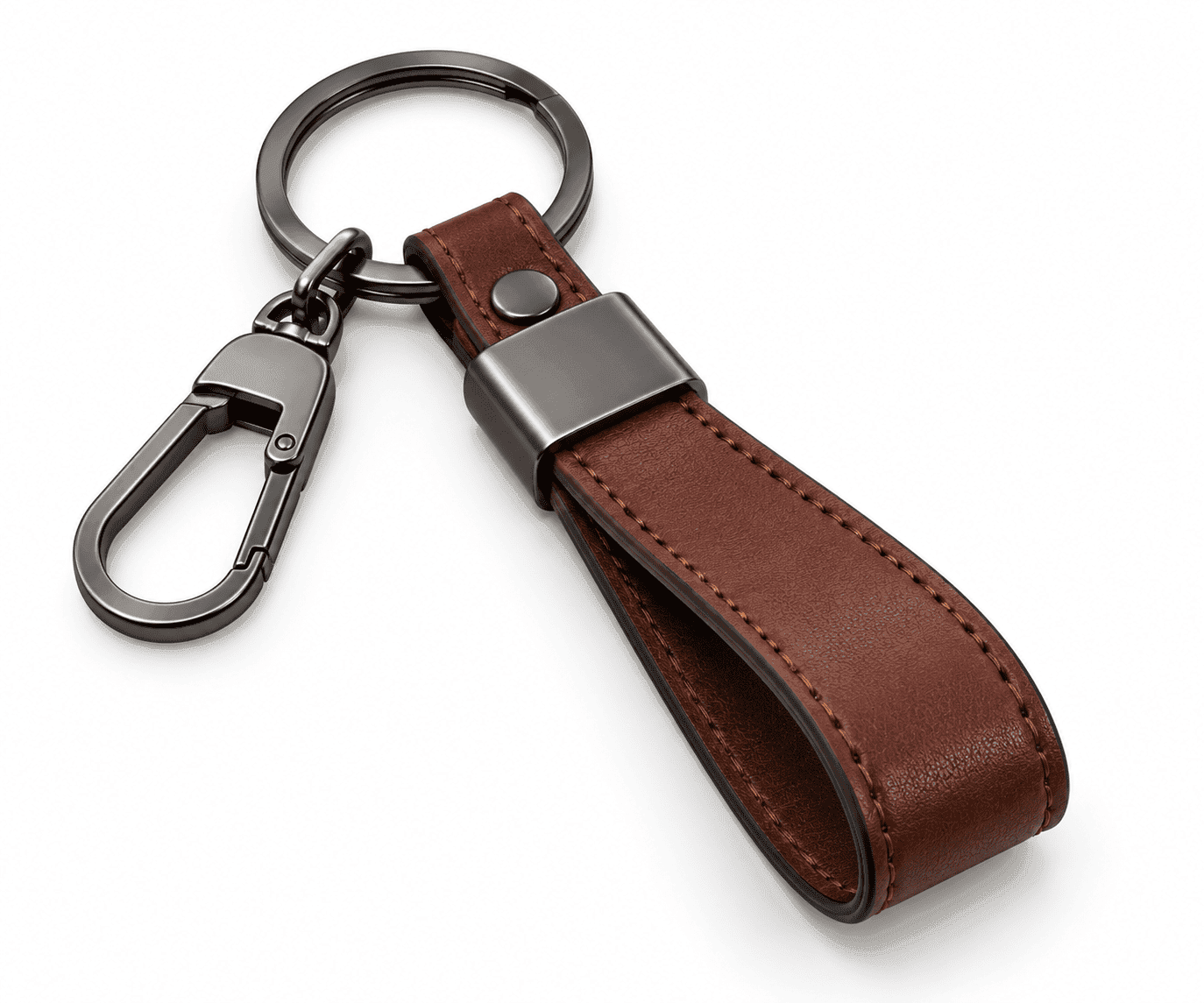 Classic Leatherette Keychain