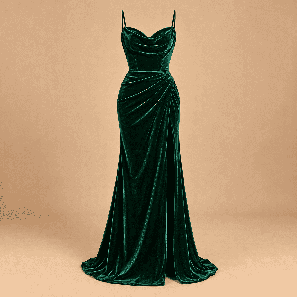 Luxe Velvet Evening Gown